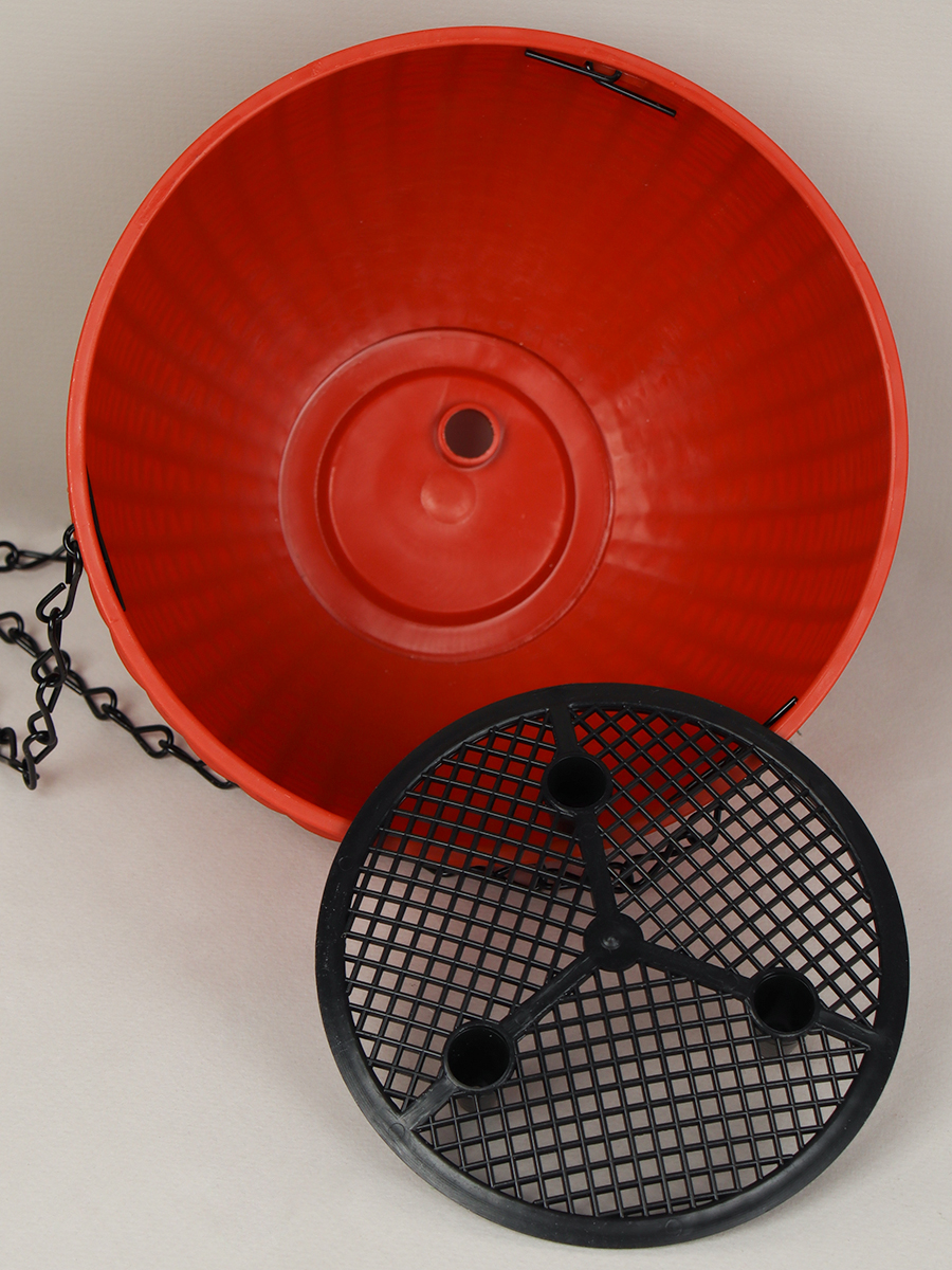 Кашпо подвесное пластик 16х11 см / P7207 /уп 160/1,2 литра