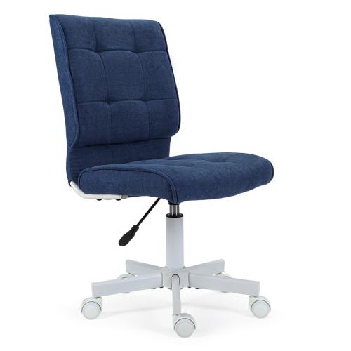 Детское кресло MC-330 М White СИНИЙ №20 Велюр