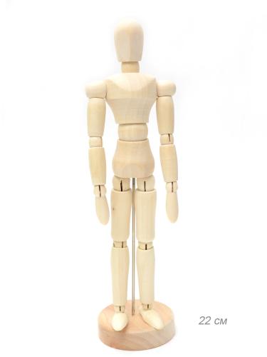 Сувенир Человек деревянный 22 см / F41 /уп 100/