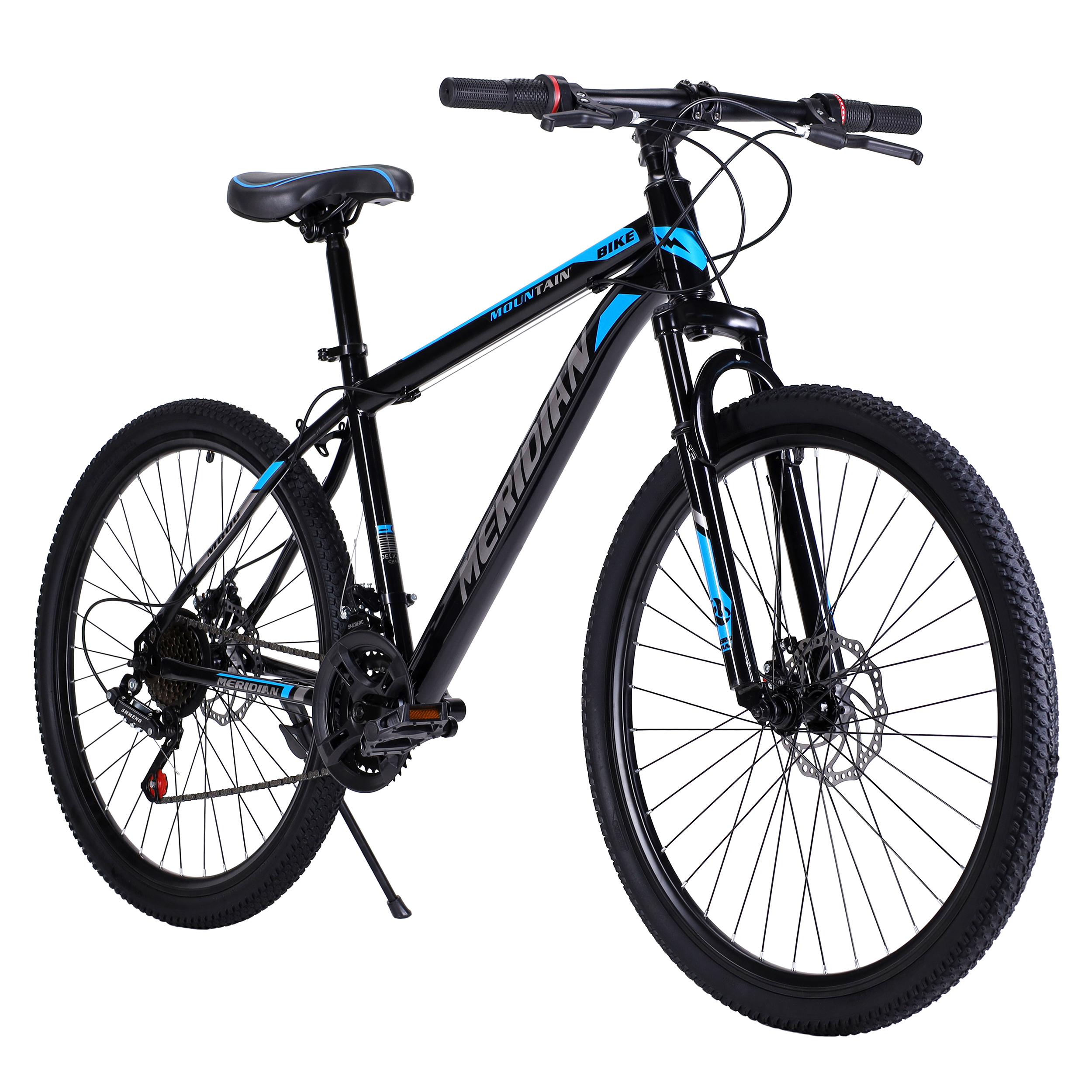 Велосипед горный MERIDIAN MOUNTAIN I 26-17" 21S DISC BRAKE цвет: чёрный-синий
