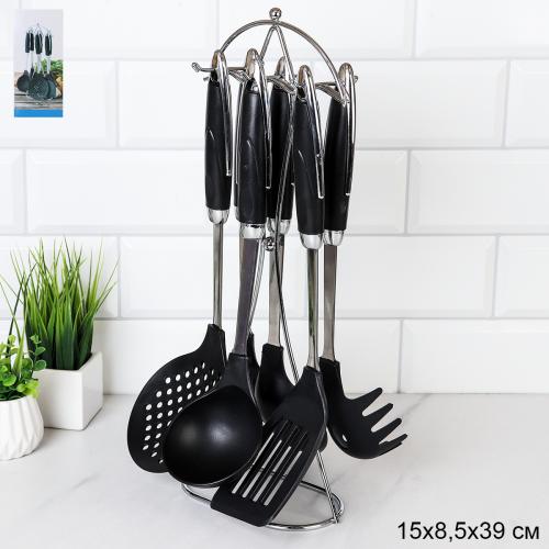 Кухонный набор 7 предметов на подставке / SRE-159 /уп 24/