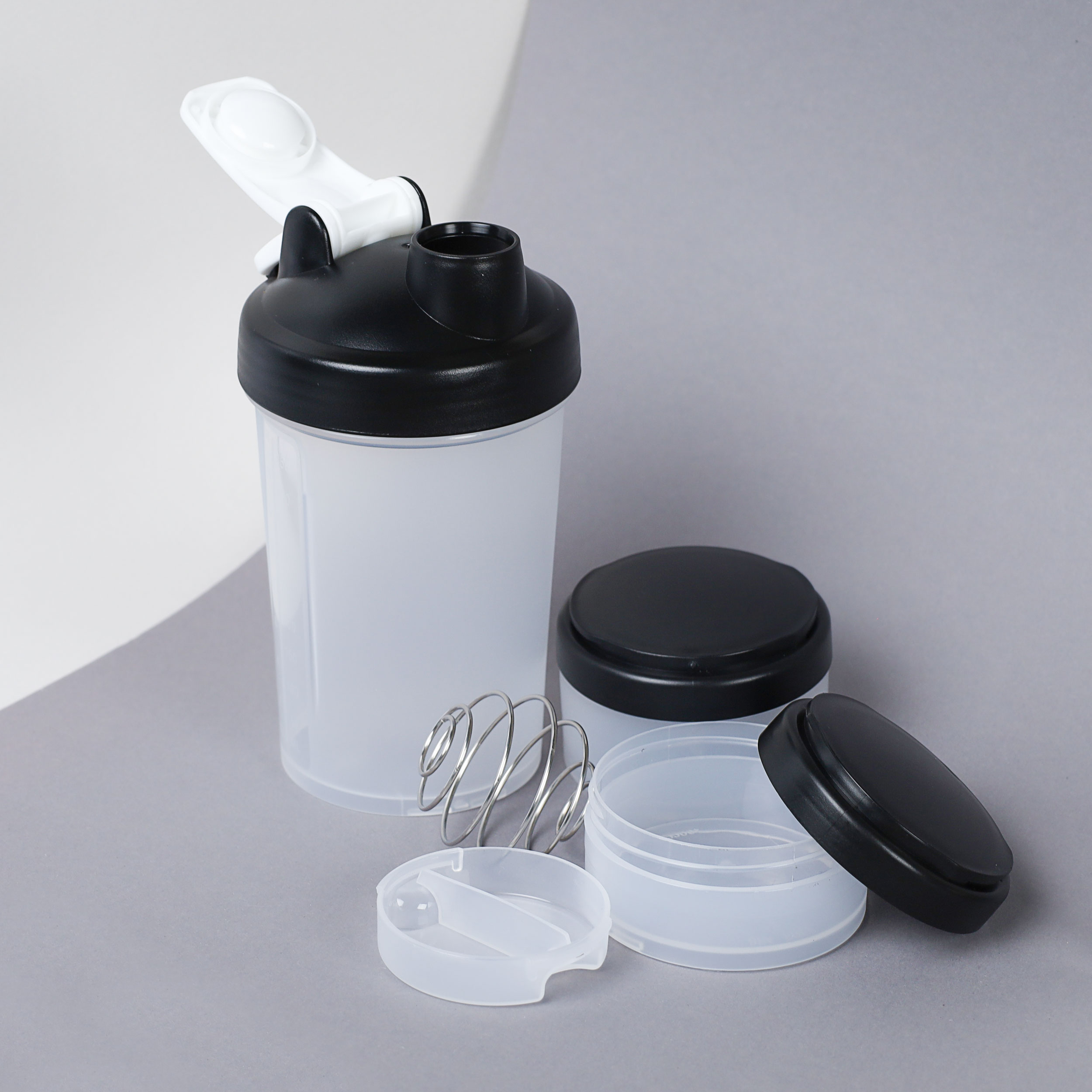 Бутылка/Шейкер MET-Rx SHS-450 белая, для спортивного питания 450ML/уп50