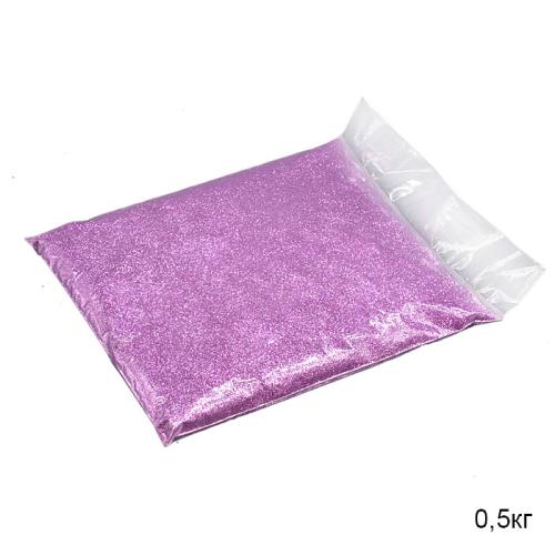 Глиттер светло-фиолетовый / 269-1/96 /уп 1/ 500 г