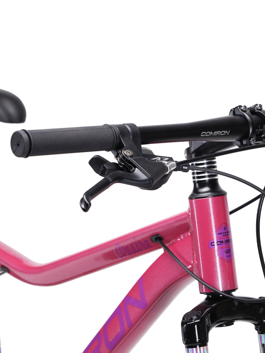 Велосипед 27,5" рама 17" 1x10sp COMIRON DESIRE розовый