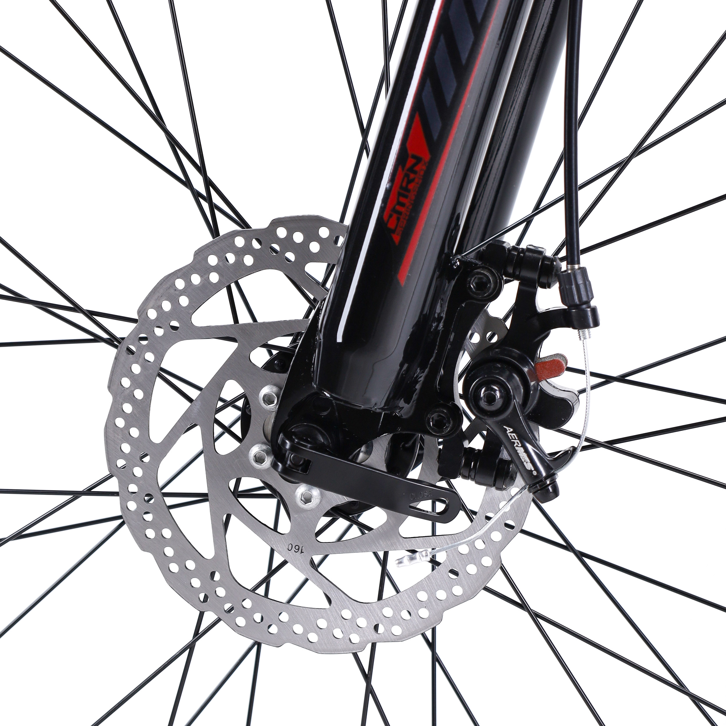 Велосипед 27,5" рама 19" 1x10sp COMIRON SYSTEM чёрный красный