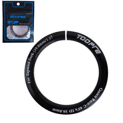 Проставочное кольцо на штырь вилки велосипеда 1.1/2. TOOPRE TP-50.2. Алюминий. Черное