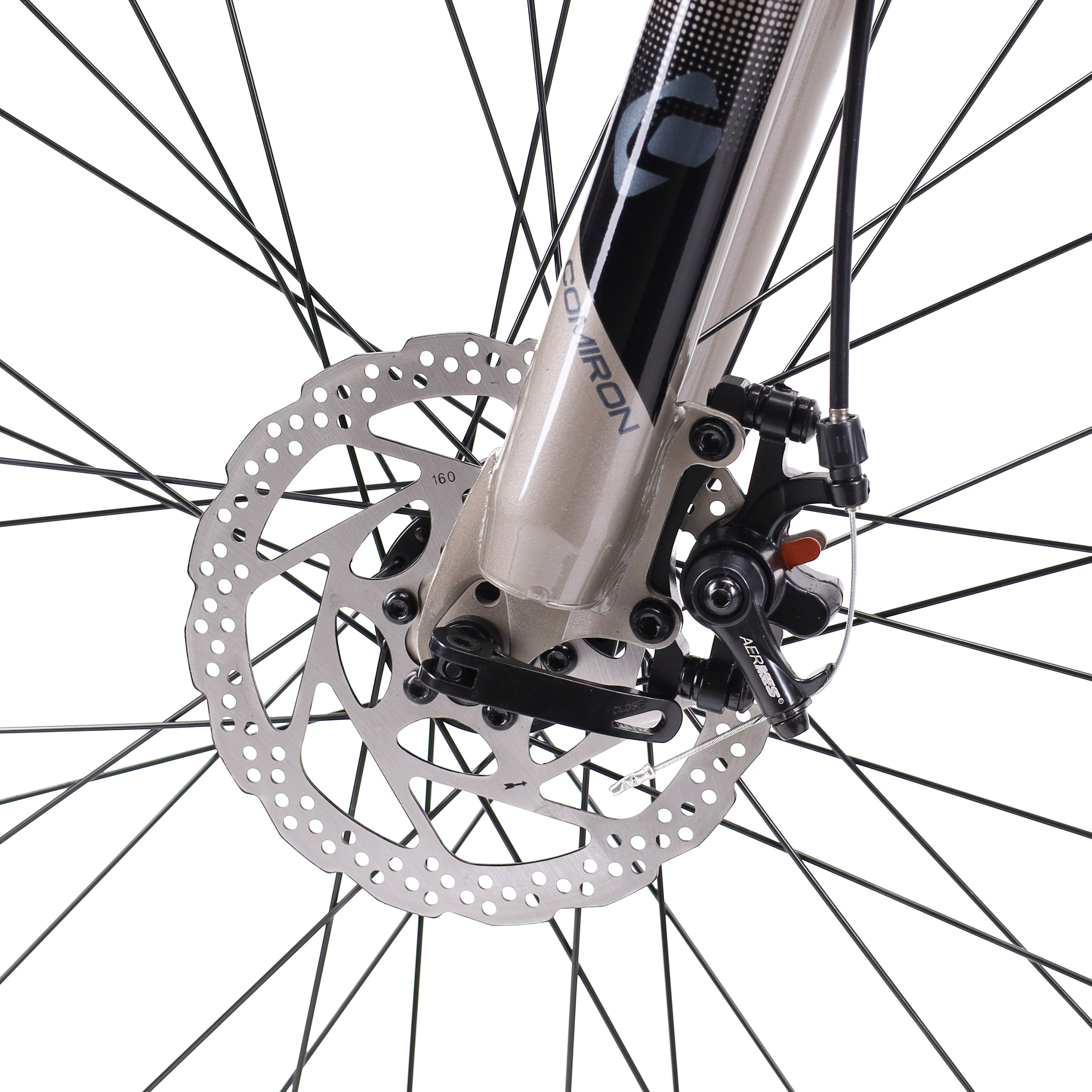 Велосипед 27,5" рама 17" 1x10sp COMIRON DESIRE серый тёплый