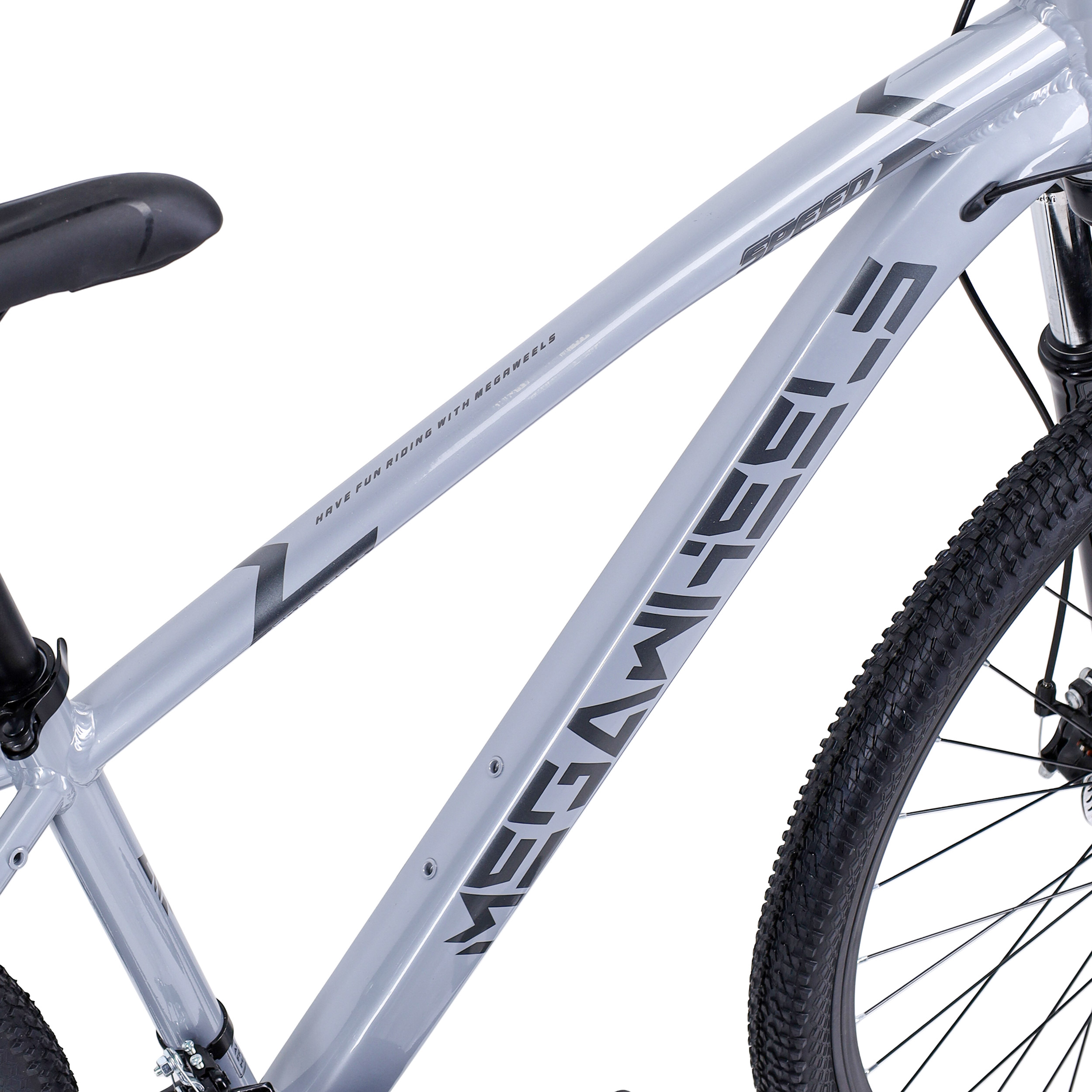 Велосипед горный 29" 21sp MEGAWHEELS SPEED алюминиевый серый