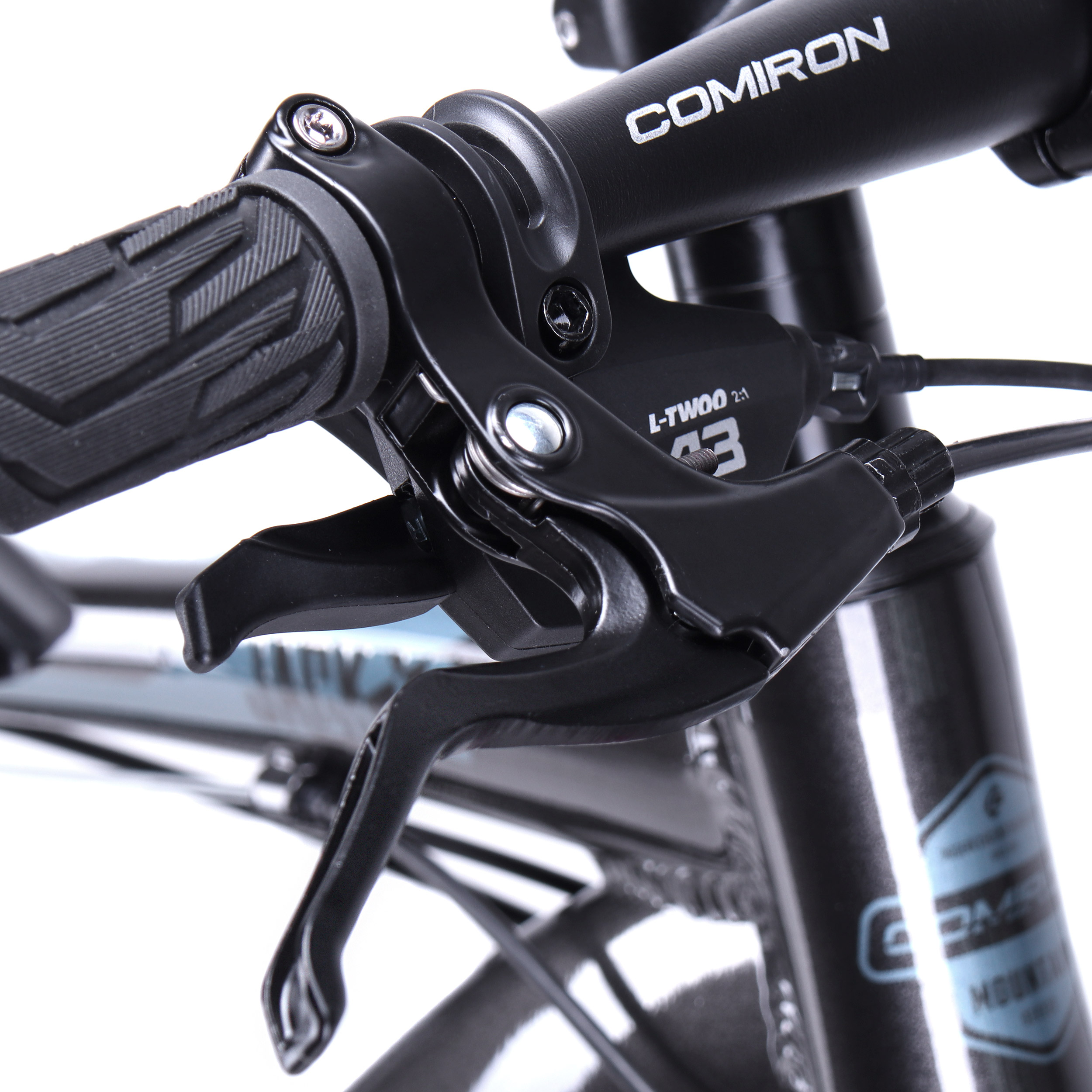 Велосипед 26" рама 17" 24sp GT2624 C COMIRON JACK угольный серебристый пайн металлик