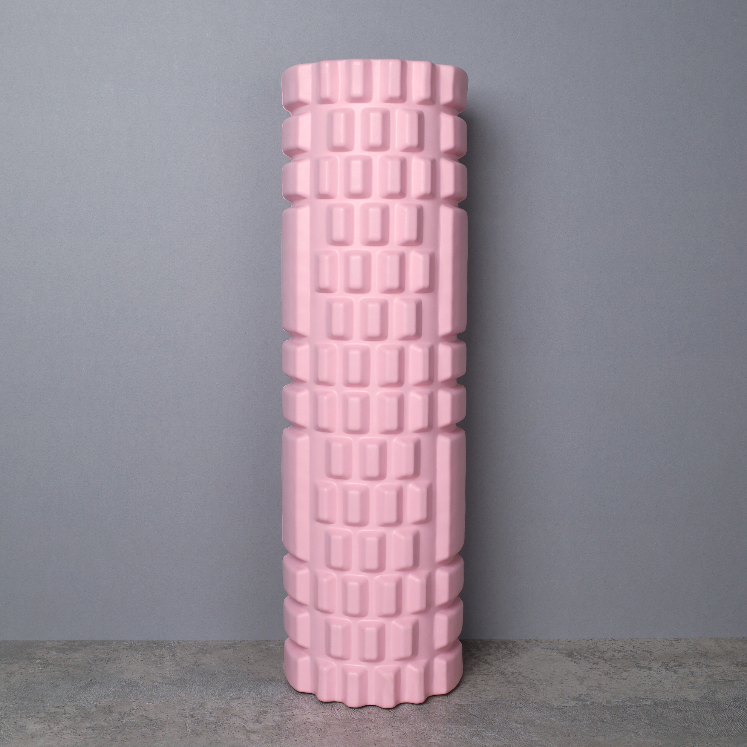 Ролик массажный спортивный Woohooo BRICK 45x14/ розовый/уп10