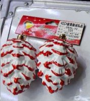 Новогоднее украшение Шишка 2 штуки / WF-984 /уп 320/