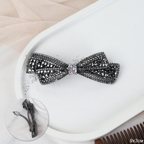 Заколка-автомат Бант / N3258-15 /уп 12/