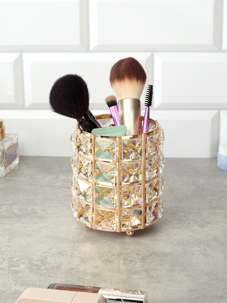 Органайзер подставка золото 9х11,5 см / N-005 /уп 60/органайзер