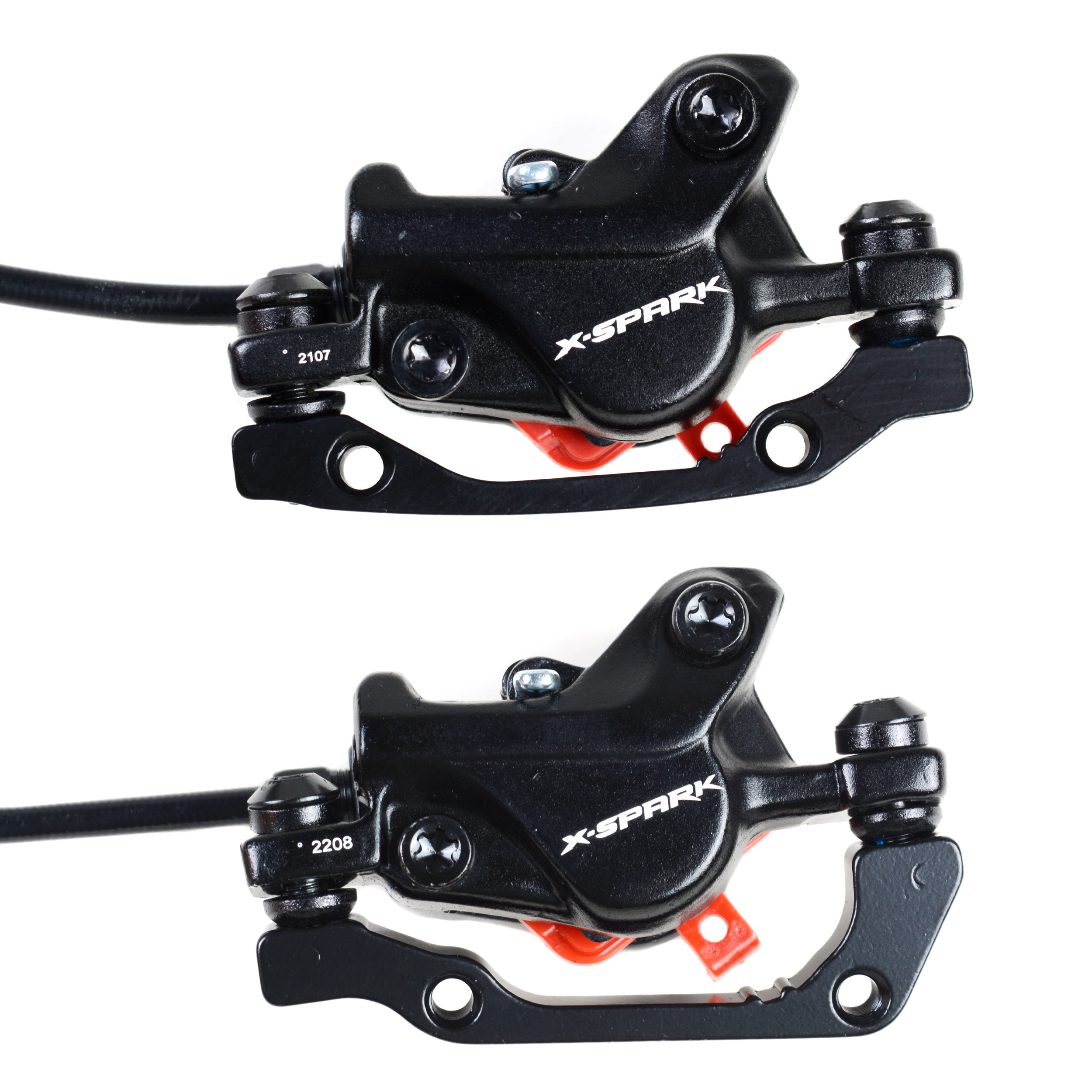 Тормозной набор дисковый гидравлический передний+задний COMIRON HD-M500 2 поршня, длина передн. =850мм, задн. =1700мм., с ротором 160мм /уп 10/20/