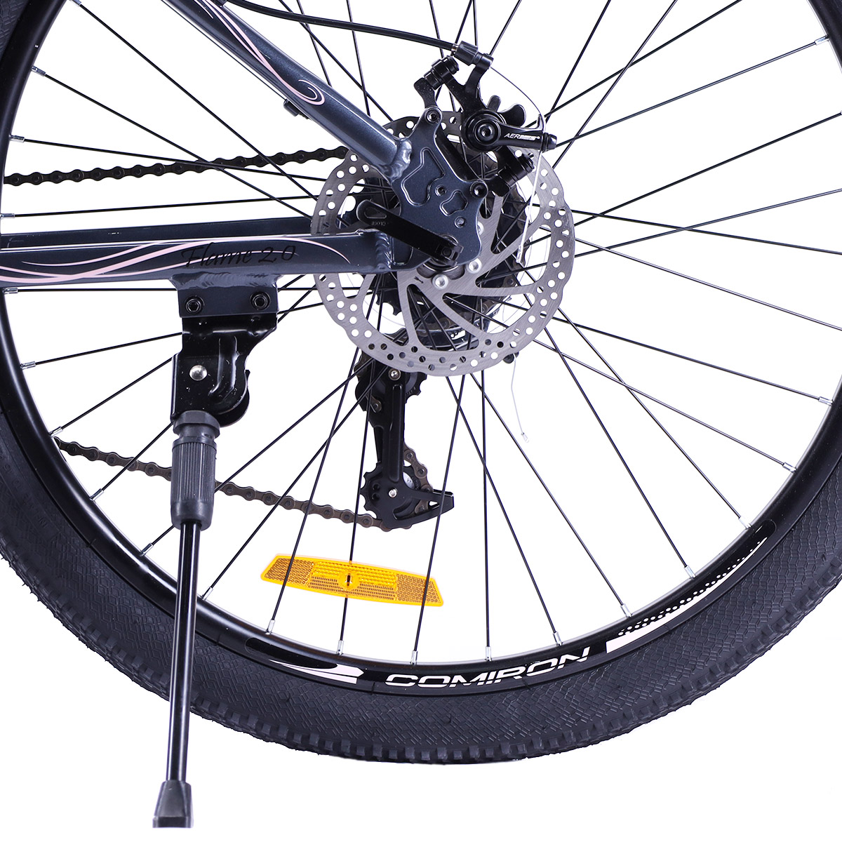 Велосипед 26" рама 17" 21sp COMIRON FLAME розовый дымный