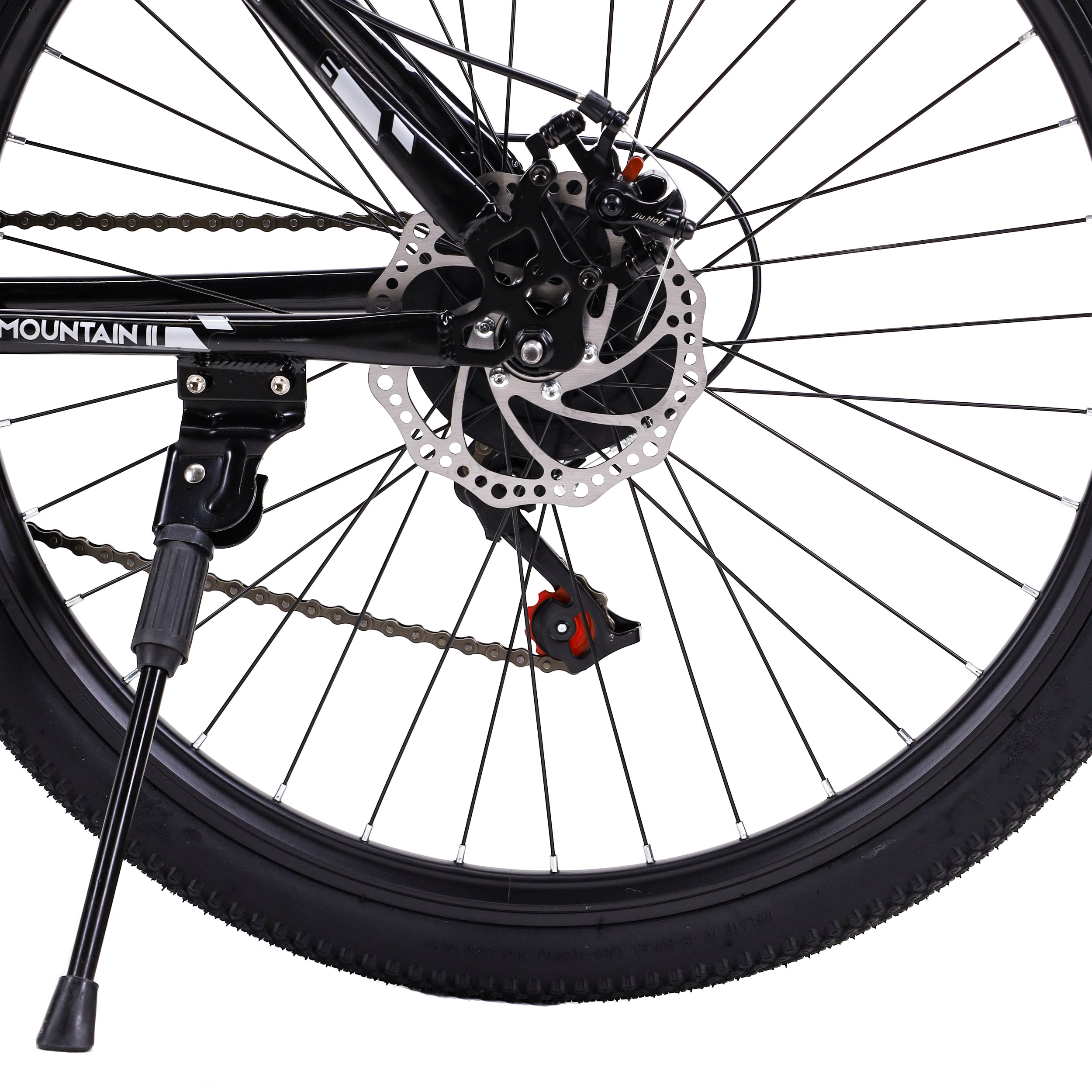 Велосипед 26" рама 17" 21sp MEGAWHEELS MOUNTAIN II чёрный-серый