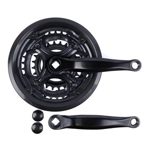 Система KRYPTON JH-S114-01, 152mm, 24/34/42T, с защитой, ST+ST, квадрат, черный/уп12