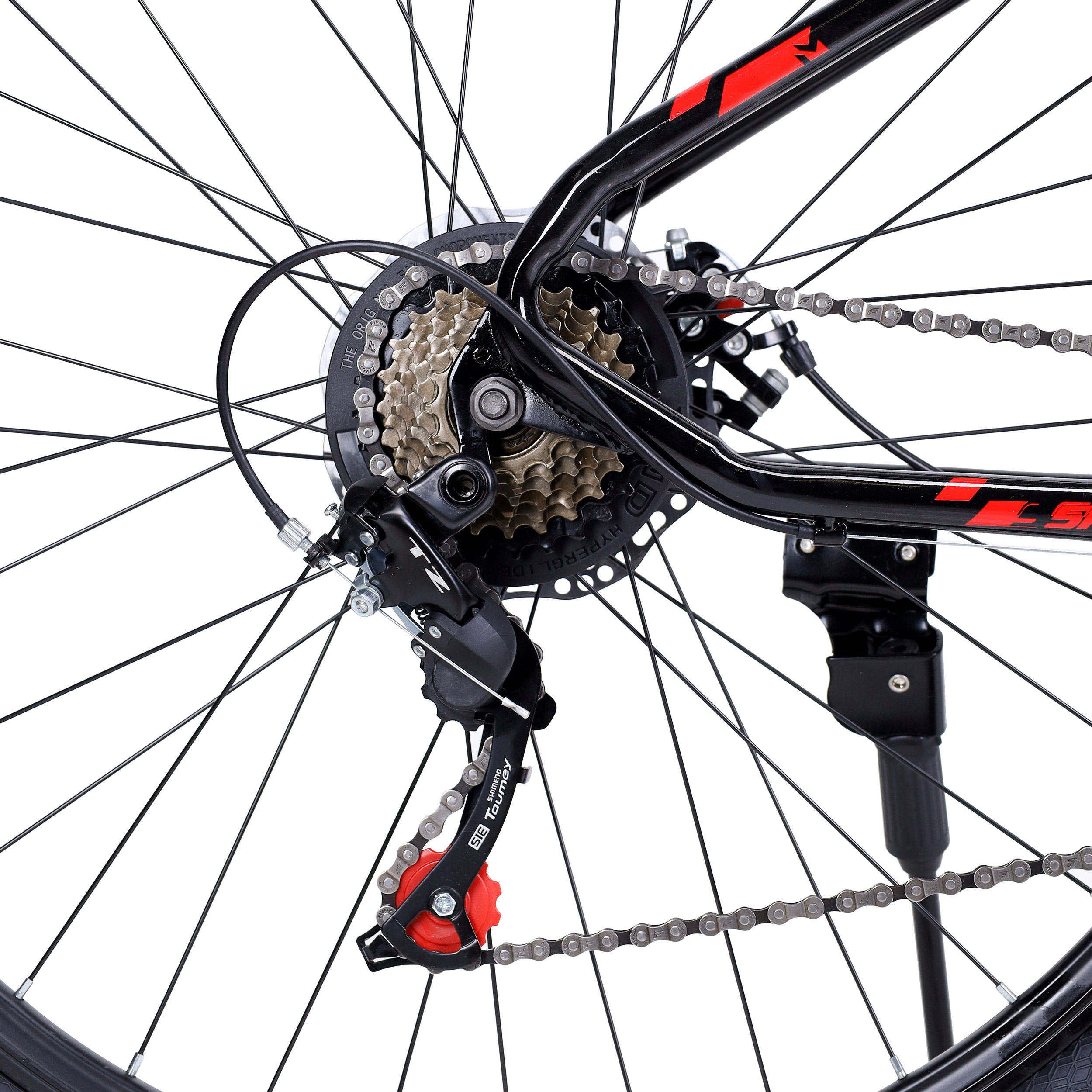 Велосипед горный 29" 21sp MEGAWHEELS SPEED черно-красный