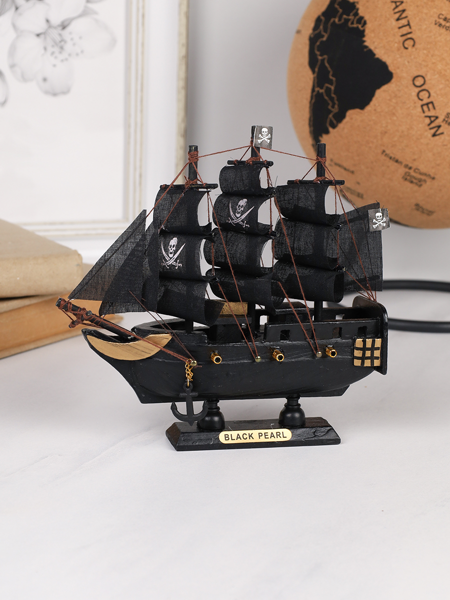 Макет парусного корабля 16х3,5х15 см / SH775-16 /уп 72/Пиратский