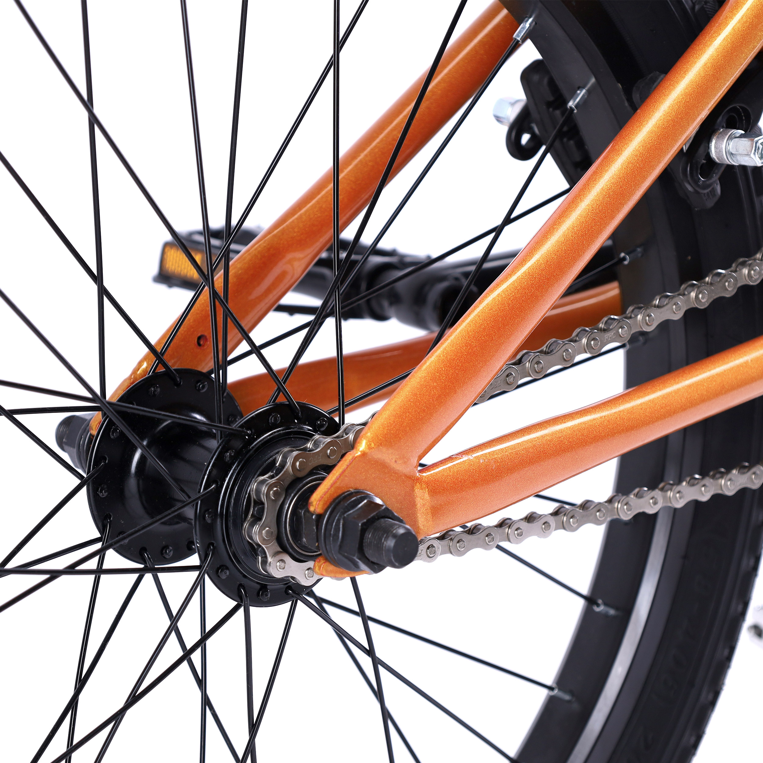 Велосипед BMX 20" COMIRON GEEK, Рама 20.5" golden metallic