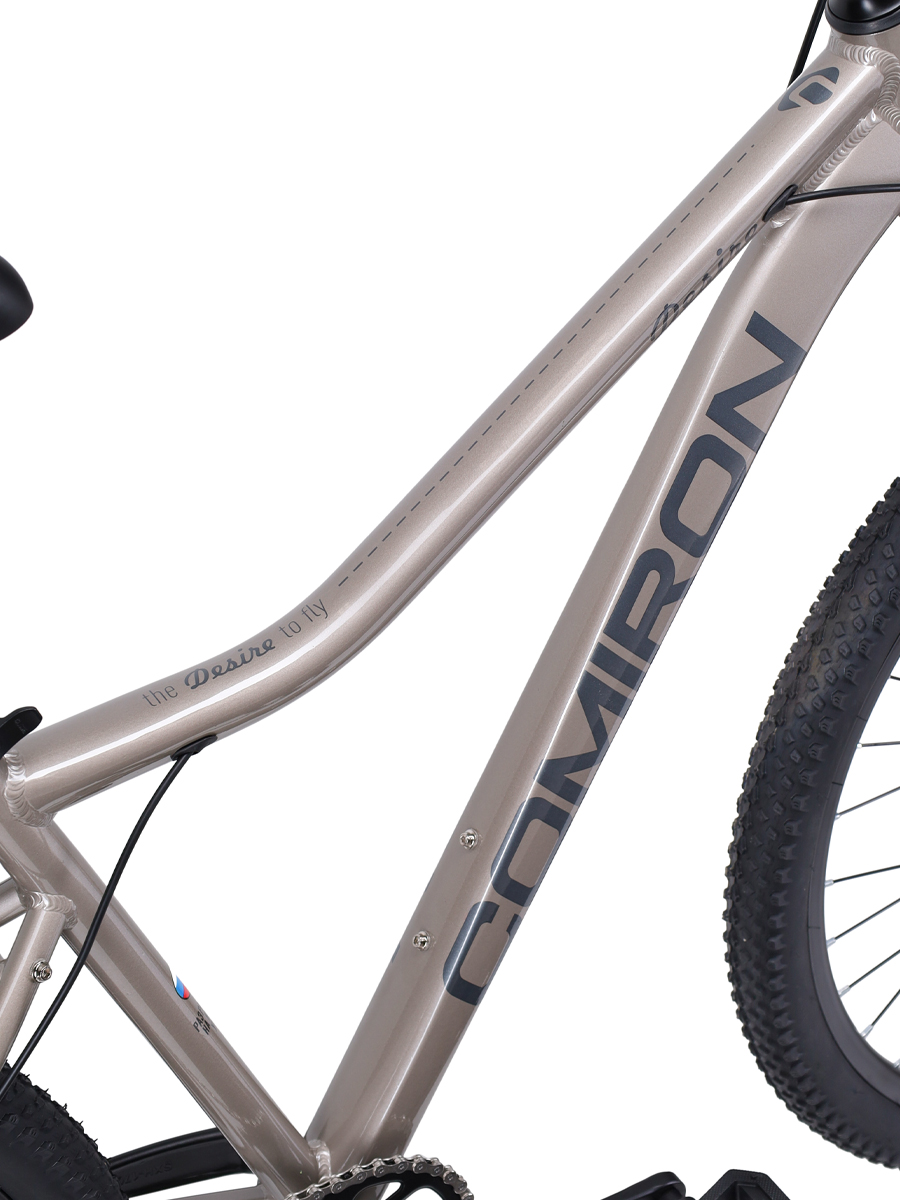 Велосипед 27,5" рама 17" 1x10sp COMIRON DESIRE серый тёплый