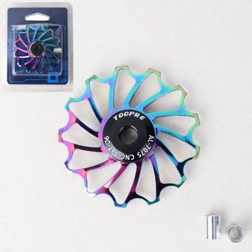 Ролик натяжителя заднего переключателя 13T . Алюминиевый. TOOPRE TL-13T-C/ цветной / уп100/