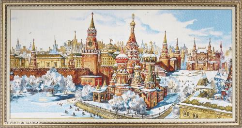 Картина гобелен 40x80 Зимний кремль F370 / FR3523-9/