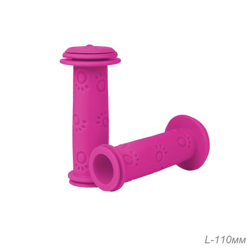 Грипсы детские 110мм, 2шт, розовые. Материал: TPE / Chi110TPE-P /уп 10/200/