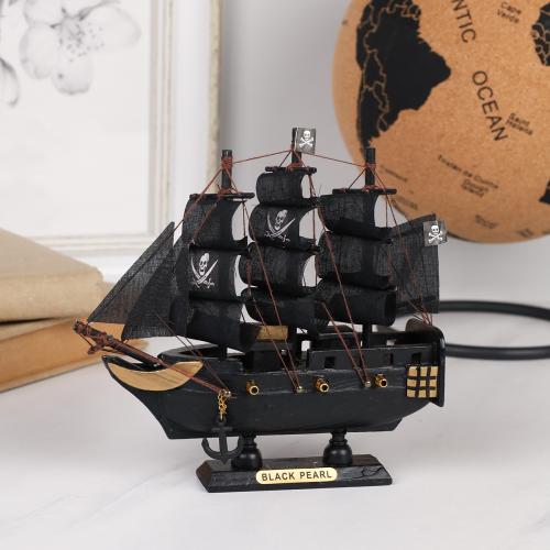 Макет парусного корабля 16х3,5х15 см / SH775-16 /уп 72/Пиратский