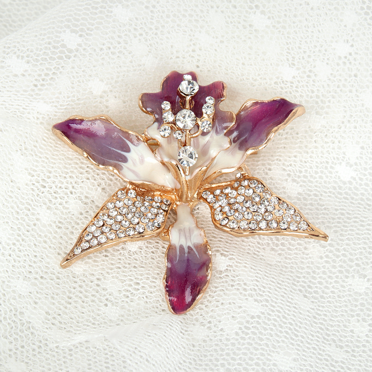 Брошь Цветок / 3809 /уп 24/