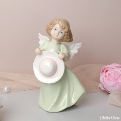 Фигурка Ангел 18,5 см / YZ13116C-D /уп 24/48/фарфор 725084