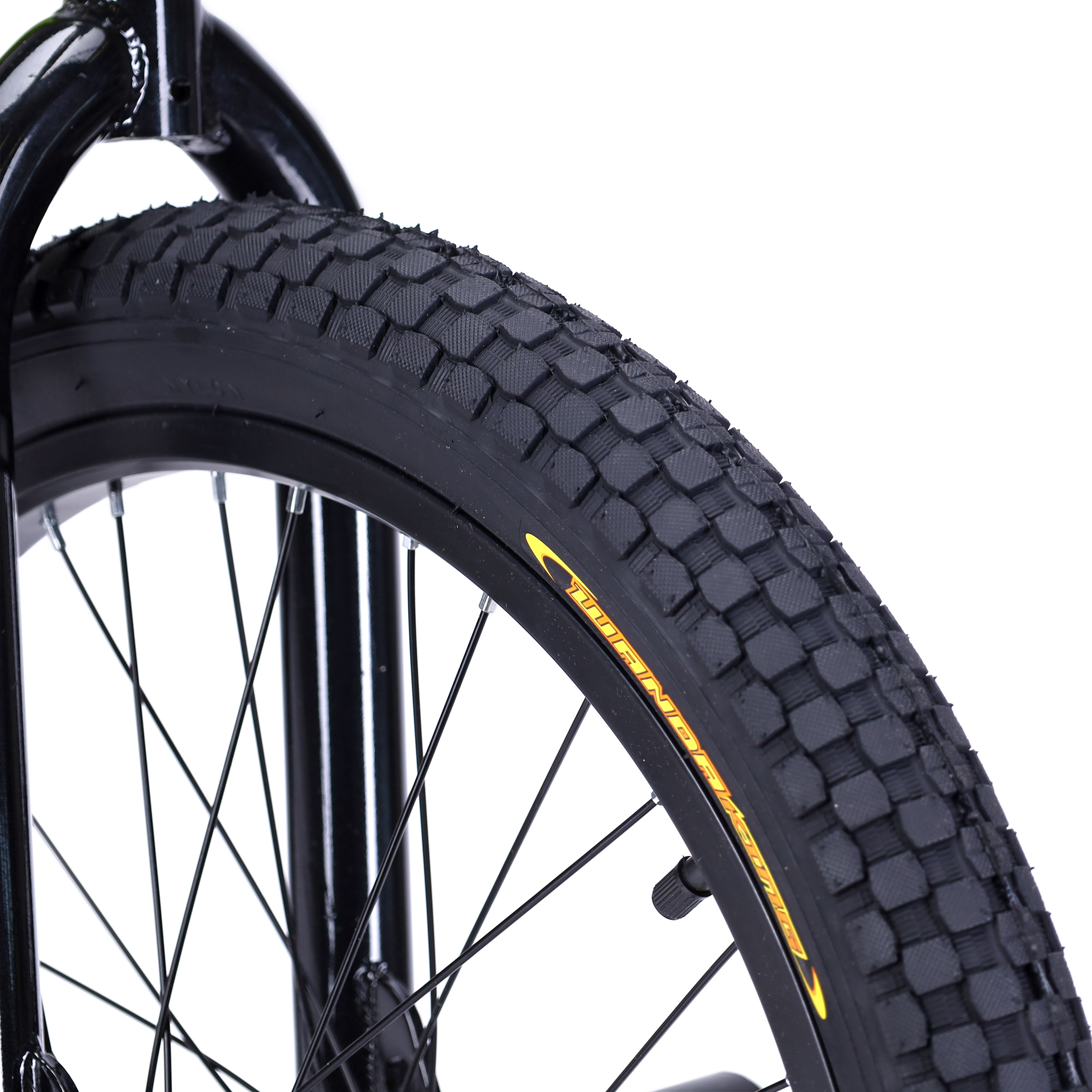 Велосипед BMX 20" COMIRON GEEK, Рама 20.5" green-yellow metallic