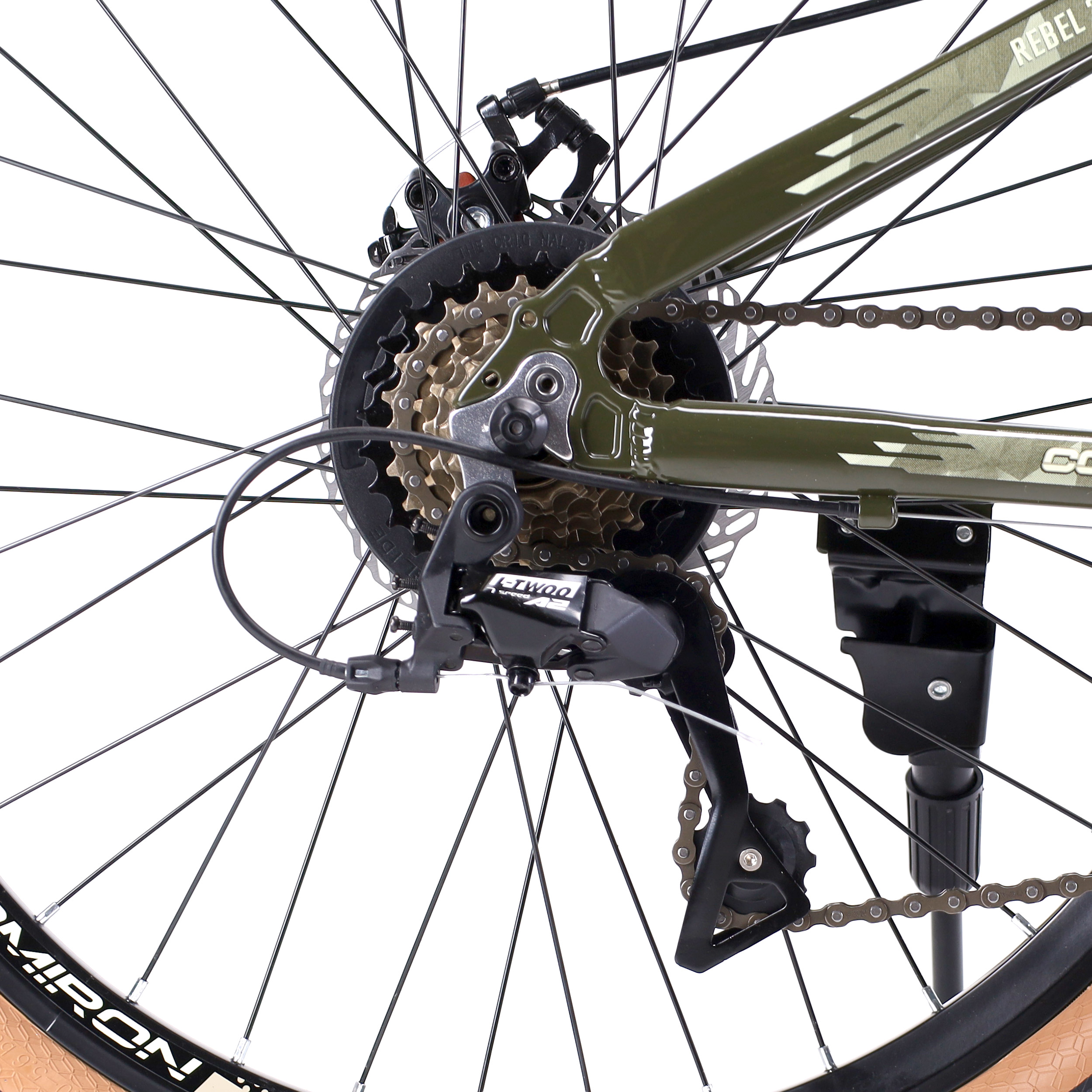 Велосипед 24" рама 13" 7sp COMIRON REBEL милитари хаки