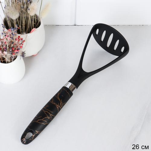 Картофелемялка 26х8,5 см Черный Мрамор / K-155 /уп 288/ 0,07