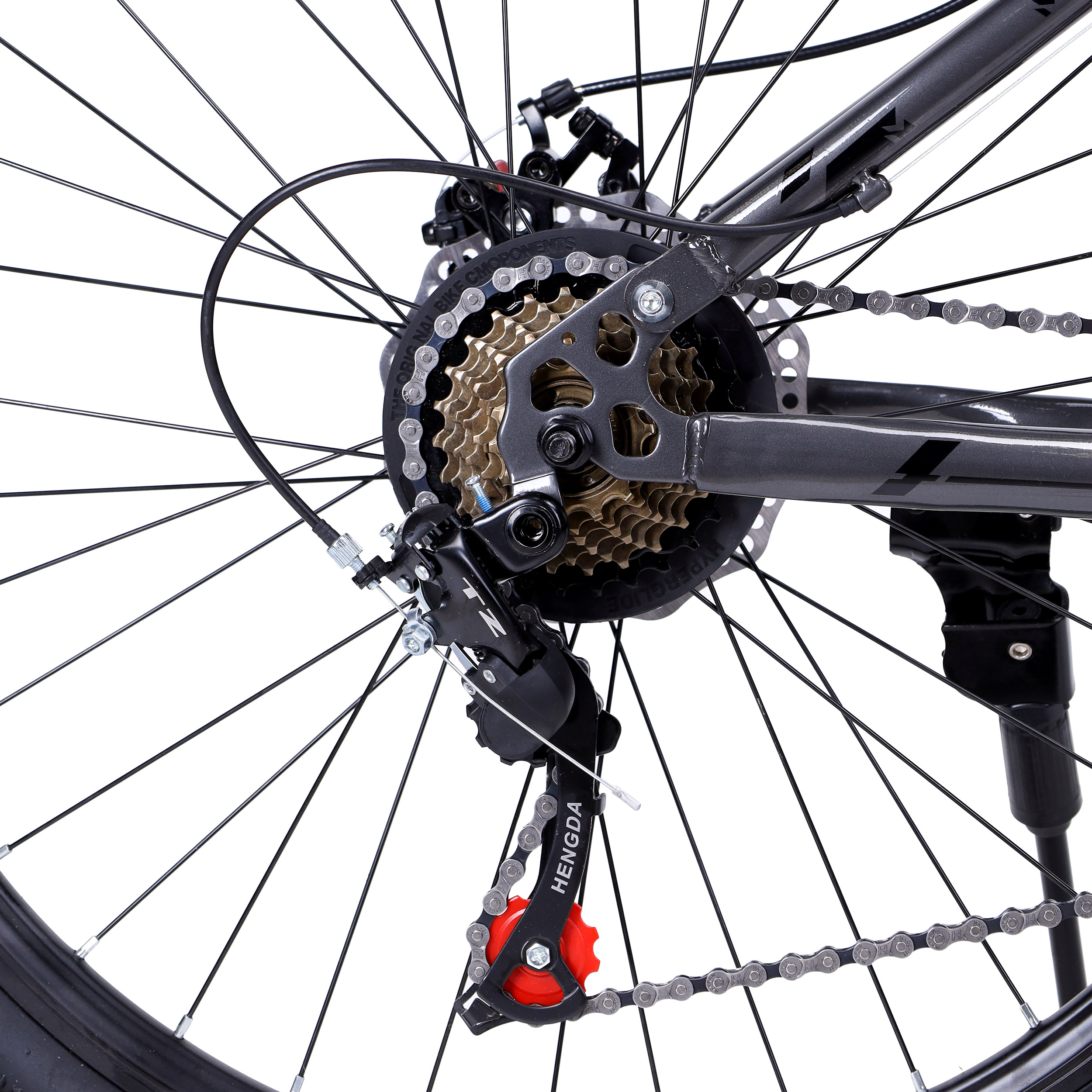 Велосипед 26" рама 17" 21sp  MEGAWHEELS DH серый