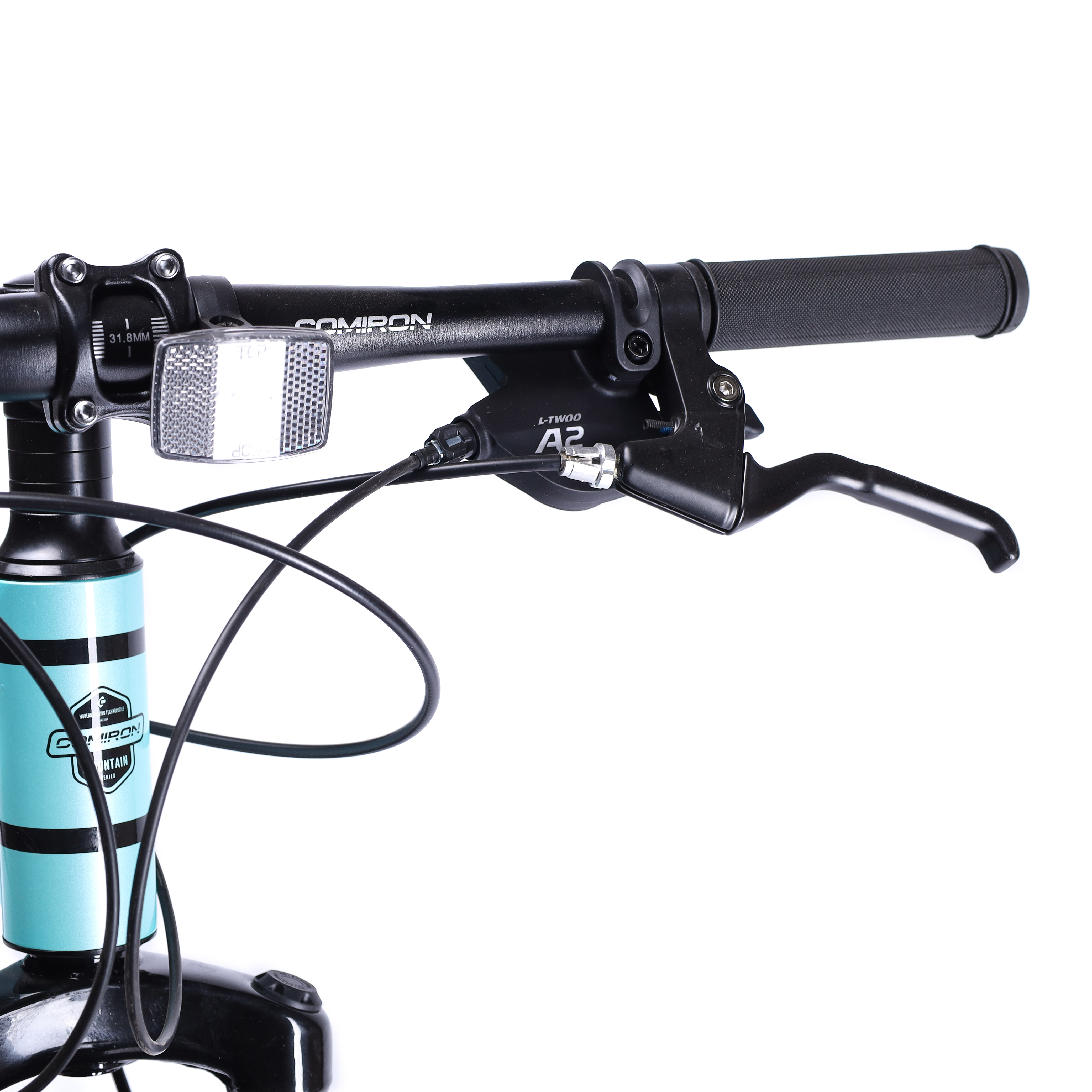 Велосипед 26" рама 17" 21sp COMIRON UNIVERSE аквамарин чёрный глянцевый