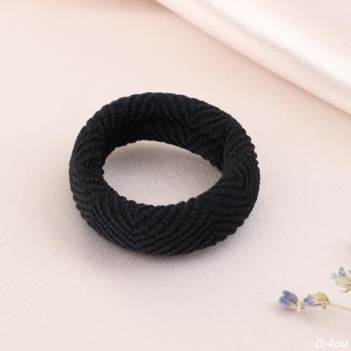 Резинка для волос 4 см / NSAL-23B /уп 100/ черная 