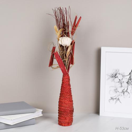 Композиция из сухоцветов 53 см / 36725 /уп 12/