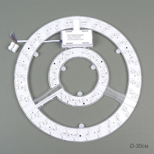 Светильник стационарный / Светодиодный модуль 30 см, 80 Вт, холодный свет / wtq-137-1 / уп 60