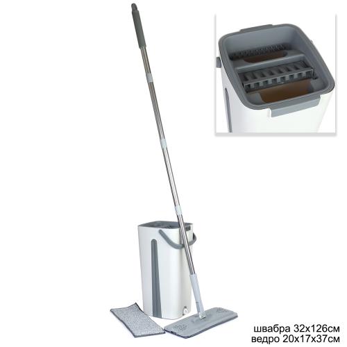 Ведро с вертикальным отжимом и шваброй Моп / Z3 / уп 24/ 2 насадки