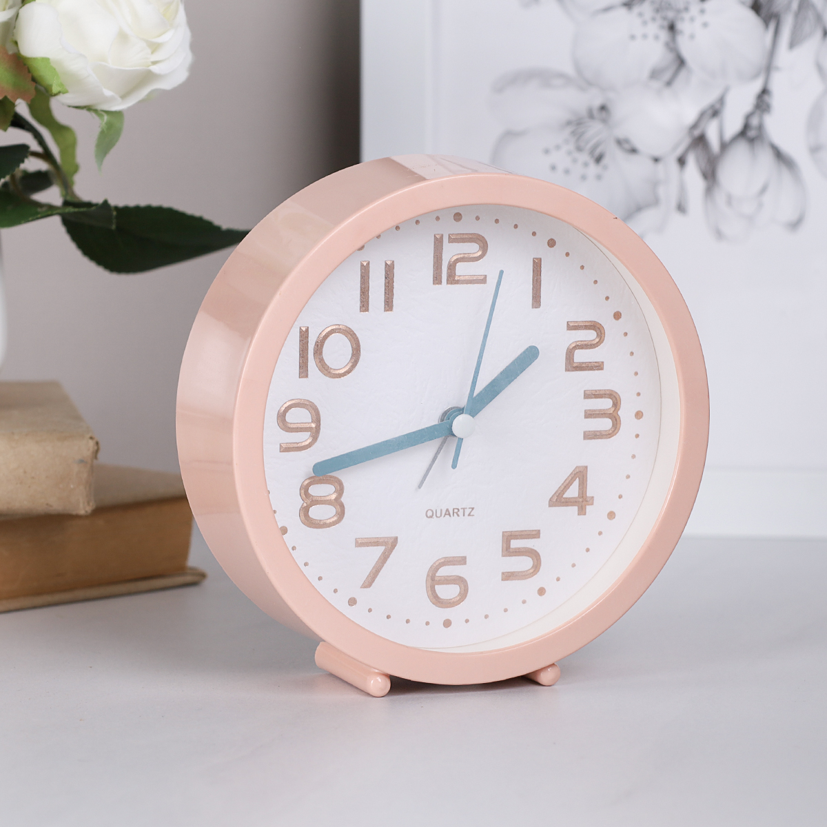 Будильник 13х4х13 см / 66282 /уп 120/ 