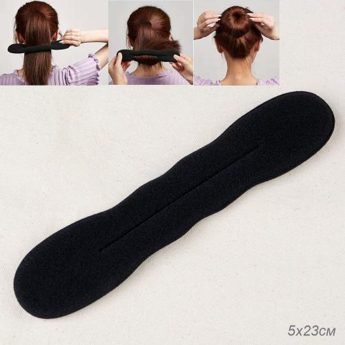 Зажим-твистер для волос 23 см / YIW-85 /уп 12/100/черный