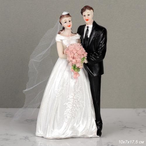 Фигурка Молодожены 18 см / XY-16 /уп 96/2 сорт