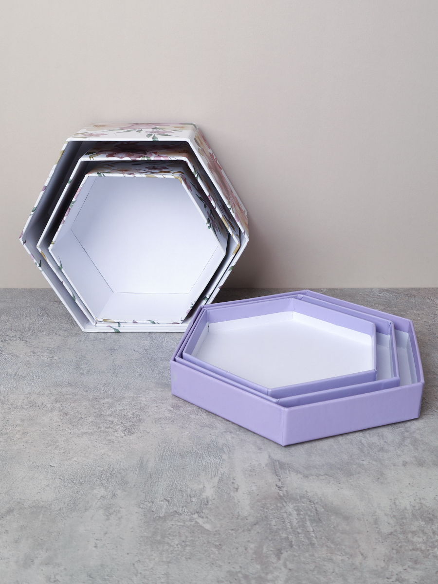 Коробка подарочная 3 штуки / 1162 /уп 24/13.7*15.7*7/15.7*18*8/17.5*20*9cm