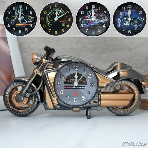 Часы настольные Мотоцикл 25 см / PF002D /уп 96/