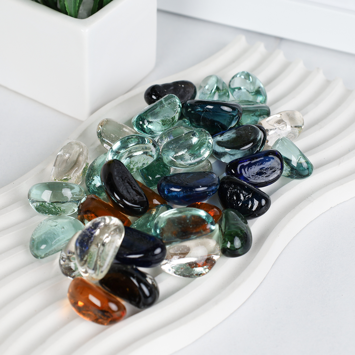 Декоративные камни 350 г / 7-34-1 /уп 60/ 075130