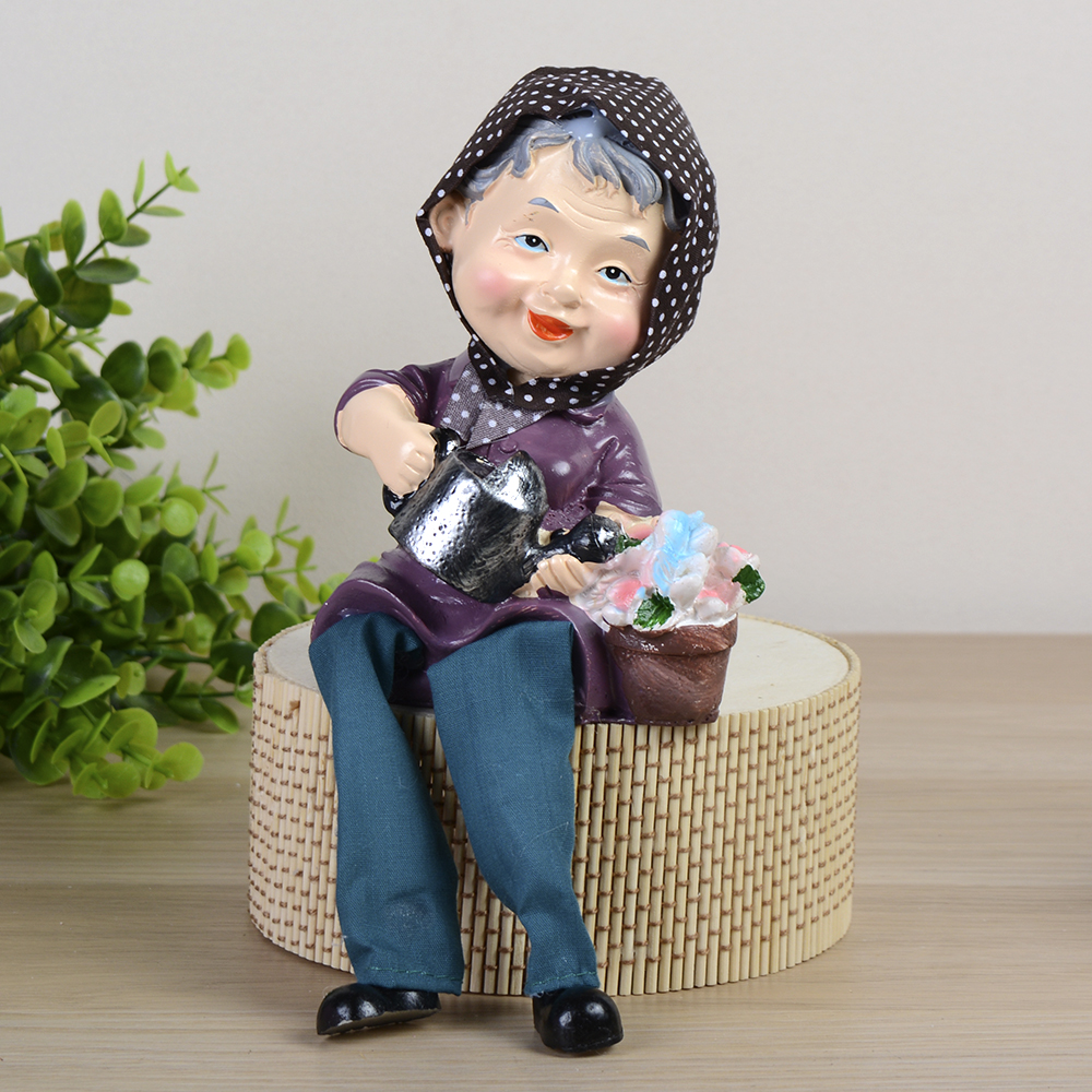 Фигурка Бабушка/Дедушка висячие ножки 2 штуки набор 14 см / 8643 /уп 48/