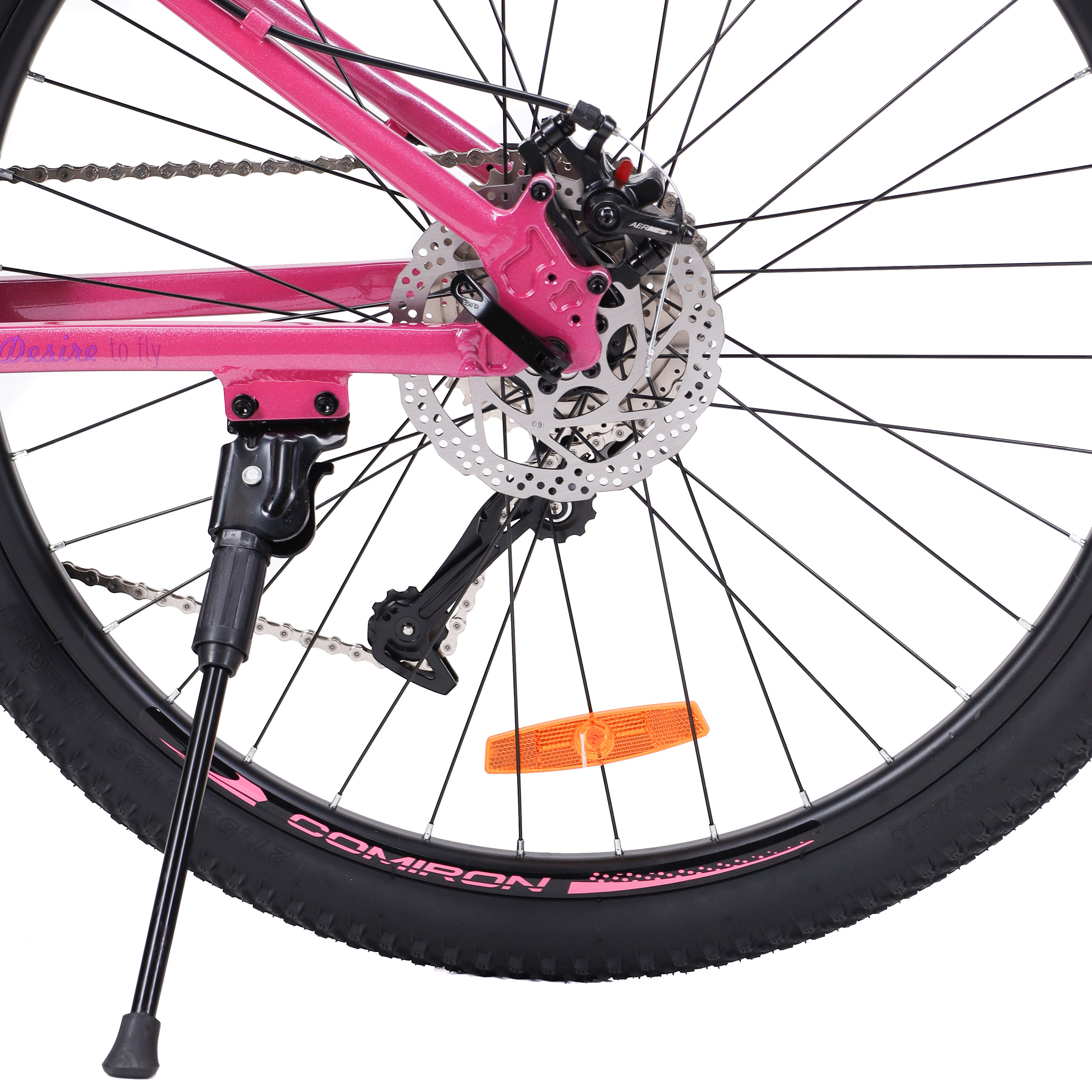 Велосипед 27,5" рама 17" 1x10sp COMIRON DESIRE розовый