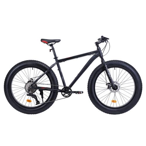 Велосипед фэт-байк 26"x4" рама 21" 1х10sp 11-42T COMIRON CHUBBY чёрный