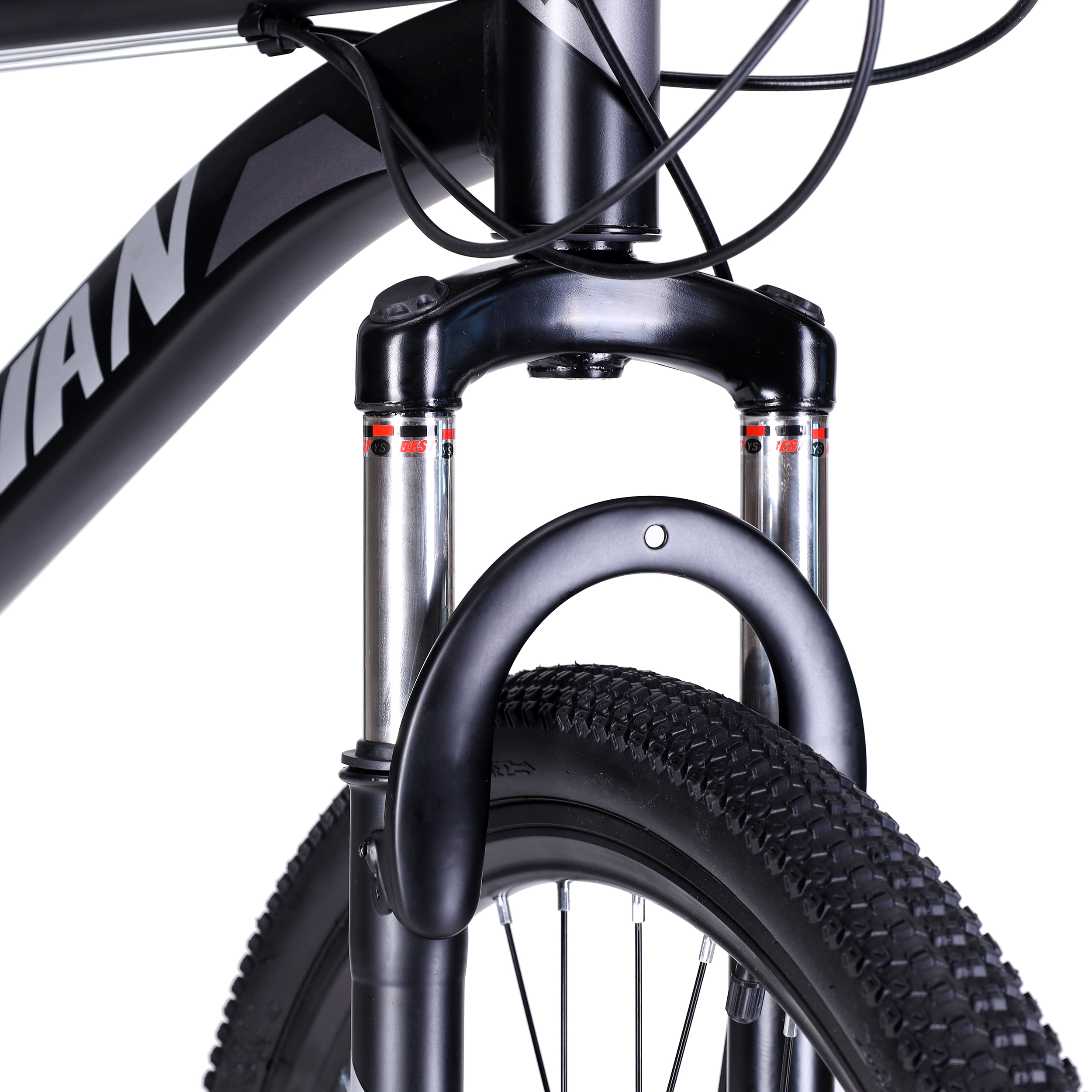 Велосипед горный MERIDIAN MOUNTAIN II 26-17" 21S DISC BRAKE цвет: чёрный-серый